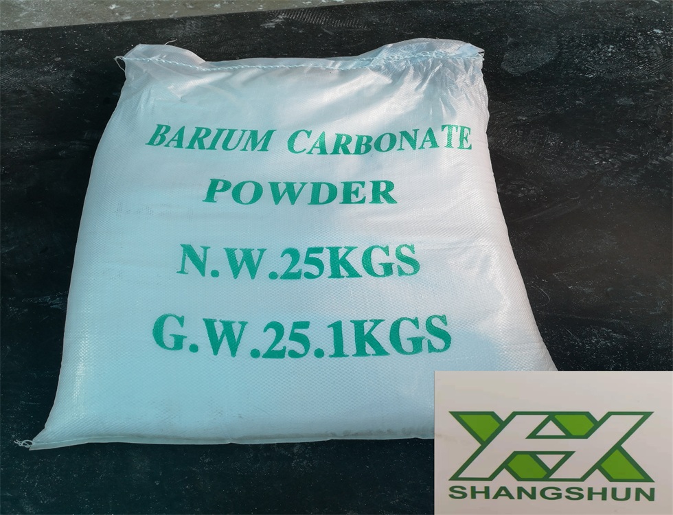 Application of barium sulfate i